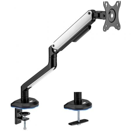 Soporte de Mesa Gaming con Contrapeso para Monitor Aisens DT32TSR-295/ Giratorio/ Inclinable/ hasta 9kg/ con Iluminación