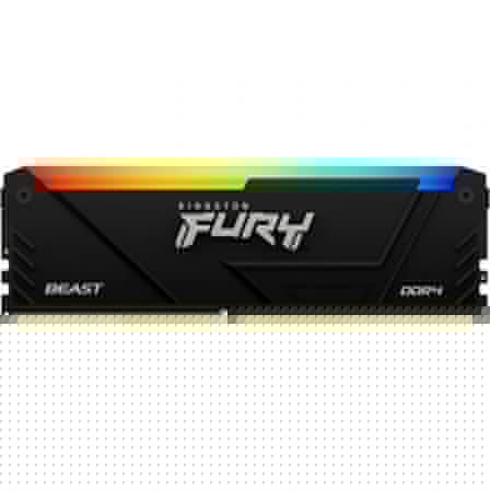 Memoria RAM Kingston FURY Beast RGB 32GB/ DDR4/ 3200MHz/ 1.35V/ CL16/ DIMM