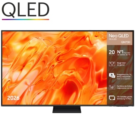 Televisor Samsung Neo QLED TQ75QN73HAU 75"/ Ultra HD 4K/ Smart TV/ WiFi