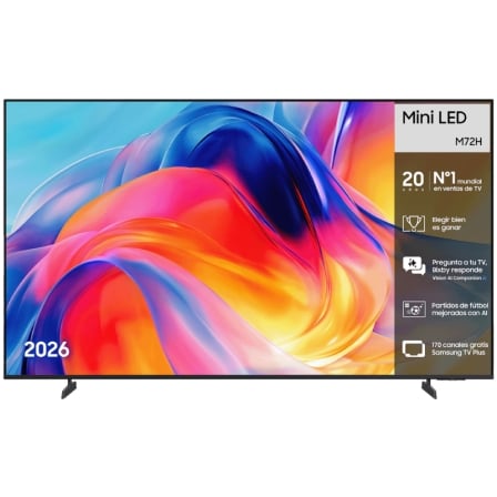 Televisor Samsung Mini LED M72H 75"/ Ultra HD 4K/ Smart TV/ WiFi