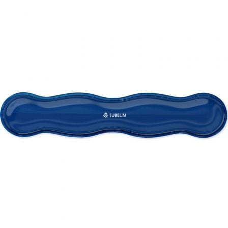Reposamuñecas Subblim Ergo Cristal Flex/ Azul Oscuro